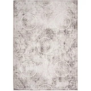 Pergamon Designer Teppich Tawira Vintage Klassik Barock , Grau , Textil , 160x230 cm , Teppiche und Böden, Teppiche, Vintageteppiche
