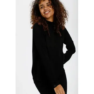 Kaffe Langarm-Bluse Trine - Schwarz - S