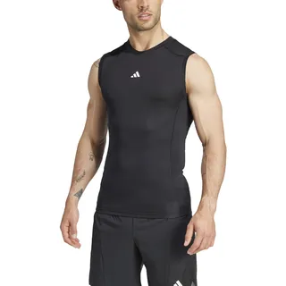 adidas Techfit Compression Tanktop Schwarz XL
