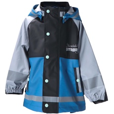Sterntaler Kleinkind Unisex Regenjacke Kinder Funktions-Regenjacke - Jacke - Wasserdicht mit Reißverschluss und verschweißten Nähten - tintenblau, 98