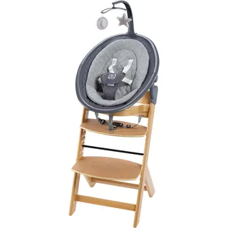 BabyGO NewBorn Family grey/natur