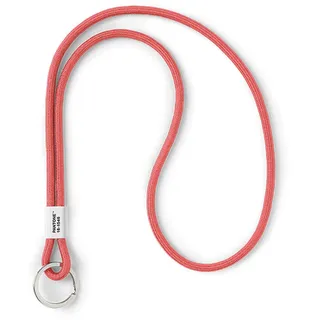 Pantone Design-Schlüsselband Key Chain Long | robust und farbenfroh | lang | Color of the Year 2019 - living coral 16-1546 | koralle, 48 cm