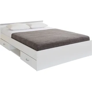 Parisot Stauraumbett Zodiac 90 x 200 cm Spanplatte lackiert weiß