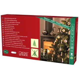 Konstsmide 1004-020 Weihnachtsbaum-Beleuchtung Innen netzbetrieben Anzahl Leuchtmittel 25 LED Warmwe