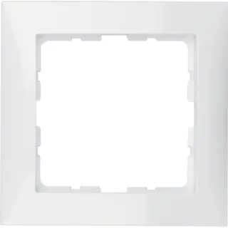 Berker 10118989 Rahmen 1-fach S.1, polarweiß