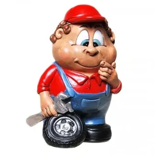 Spardose KfZ-Mechaniker Sparschwein Gelddose Spardose Geschenk Sparbüchse lustige Figur als Sparbüchse