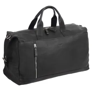 Alassio Reisetasche Leder schwarz