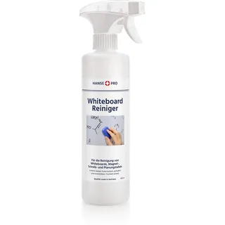 HANSE PRO Whiteboard-Reiniger, 1 x 500 ml I Cleaner I Löscher I Reinigungs-Spray I Tafel-Reiniger I Zubehör I mit praktischem Sprüh-Kopf