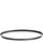 Ideal Oracle Slim 1-flg 50 cm rund schwarz