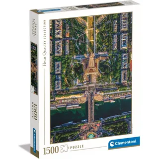 Clementoni Flying Over Paris Puzzle 1500 Teile Erwachsene - Paris Puzzle Erwachsene in 59,2 x 84,3 cm - Puzzle Erwachsene anspruchsvoll von Clementoni 31708