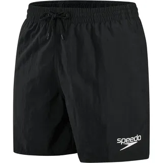 Speedo Herren-Badehose, 40,6 cm, schnell trocknend, bequeme Passform, klassischer Stil, Kordelzug in der Taille, Schwarz, Größe XXL