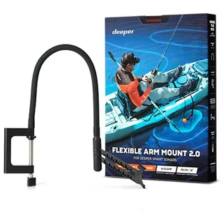 Deeper Halterung Flexibler Montagearm Schwarz One Size