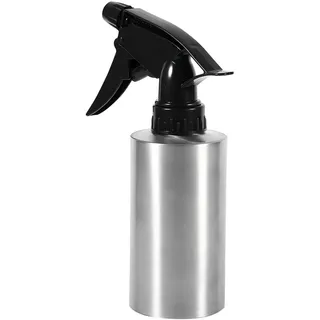 Hominas Sprayer Wasserkocher, Metall Sprühflasche Wassersprühflasche Edelstahl Hand Drücken Gießkanne Bewässerung Sprühflasche Pflanzensprühflasche für Pflanzen, Haare (250ml)