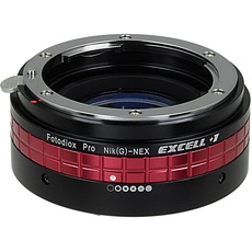 Excell+1 from Fotodiox Pro - Nikon G/FX Lens to Sony NEX & E-mount Cameras w/Focal Reducing Optics & Aperture Control