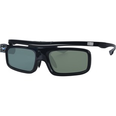 3D-Brille, 3D Active Shutterbrille Wiederaufladbare Brillen Geeignet für 3D DLP-Link Projektor Acer BenQ Optoma Viewsonic Philips LG Infocus NEC Jmgo Vivitek Cocar Toumei - 1 Stück