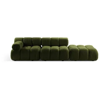 micadoni Sofa Bellis, modular 4-Sitzer grün