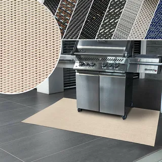 Grillmatte Unterlage für Grill zum Schutz von Balkon und Terrasse