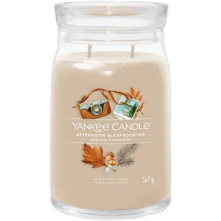Yankee Candle Afternoon Scrapbooking Duftkerze 567 g braun