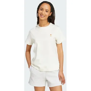 adidas Damen Shirt mit Katzen-Grafik XL