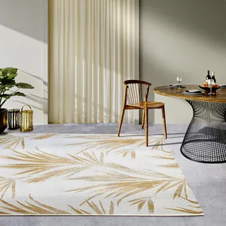 Villeroy & Boch Leonie Outdoor-Teppich 160 x 235 cm Beige/Gold
