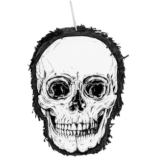 Boland 74121 - Totenkopf Pinata, Größe 25 x 35 cm, Hängedeko, Dia de los Muertos, Dekoration für Halloween, Mottoparty, Geburtstag und Karneval