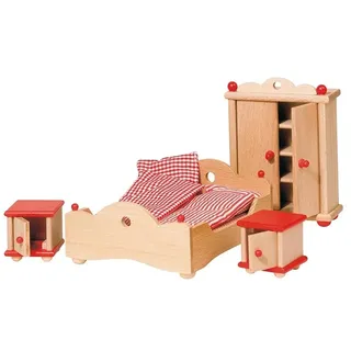 GoKi Puppenhaus-Möbel Schlafzimmer weiß 51954