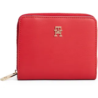 Tommy Hilfiger TH ICON MED ZA FLAP Geldbörse Damen rot