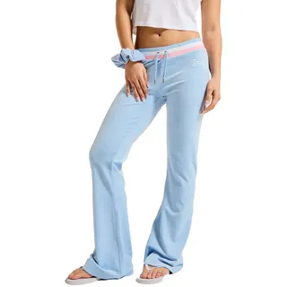 Juicy Couture Damen Christine Strip Pants Lässige Hose, Powder Blue, S