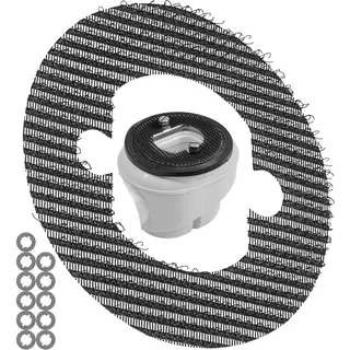 Abfluss Haarfänger, 12 Stück, kompatibel mit Viega Domoplex Duschablauf, Einwegsieb Duschfilter, Haarsieb Dusche ohne kleben, Duschwanne Filter Einsatz, Haarfilter Abflusssieb Rinne, Ablauf Sieb Set