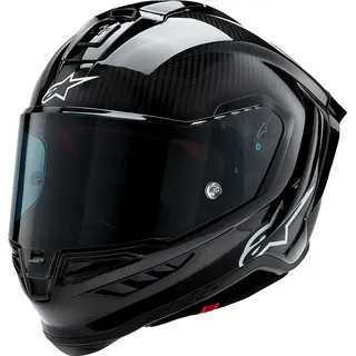 Alpinestars Supertech R10 Solid Integralhelm - Weiß/Matt-Schwarz - XL