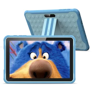 PRITOM Kinder Tablet 10 Zoll, Android 13.3G Phone Tablet, Kindersicherung, WiFi Tablet für Kinder, 6000 mAh, Quad Core Prozessor, 2GB RAM, 64GB ROM, HD IPS Bildschirm