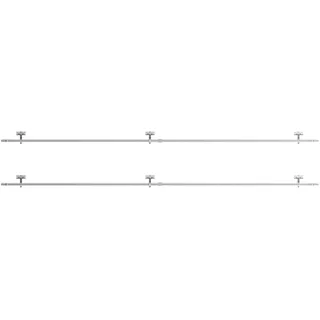Anker Schrägdachhalterung für Solarmodule 2 Stück Silber