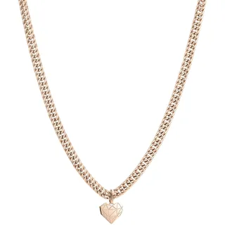 Liebeskind Berlin Kette mit Anhänger Broken Heart Edelstahl Roségold