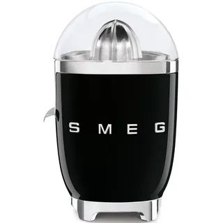 Smeg Zitronenpresse , Schwarz , Metall , 16.6x28.1x16.6 cm , BPA-frei, rutschfeste Gummifüße , Küchenzubehör, Küchenhelfer, Küchenpressen