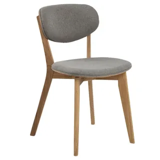 Actona Minsk Esszimmerstuhl Stoff grau