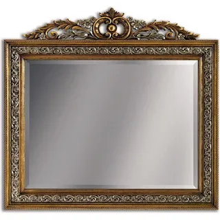 Klassischer Designer Spiegel Wandspiegel Quadratische Barock Gold Model BV1579O