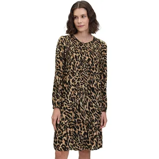 Betty Barclay Plisseekleid A-Linien-Kleider Schwarz/Beige 36