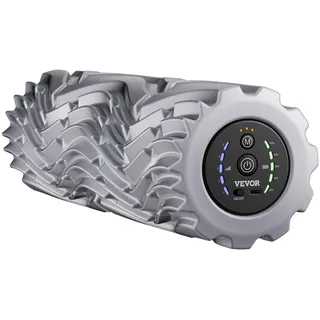 Vevor Schaumstoffrolle, elektrische Massagerolle mit 5 Geschwindigkeiten, 400 mm wiederaufladbare Muskelrolle mit 3 Vibrationsmodi, Faszienrolle aus hochdichtem EVA-Schaum für tiefes Gewebe