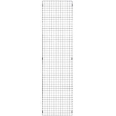 Gitterelement, aus Stahl, B 550 x H 2086 mm, hellsilber