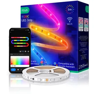Nous RGBIC LED Strip 5m 24W 24V