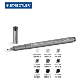 Staedtler pigment liner Fineliner schwarz 0.05mm
