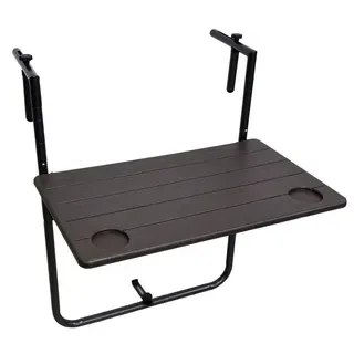 Garden Pleasure Tabora Klapptisch 60 x 60 x 73-83,5 cm Braun