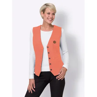 Classic Basics Jeansweste, orange