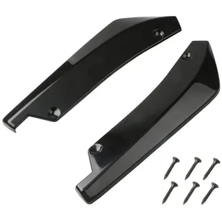 Auto Heckstoßstangen Lippenspoiler,Ekakashop Heckspoiler Splitter Lippen Canard Schutz Auto Seitenschweller Splitter Auto Hinten Stoßstange Wraps Spoiler