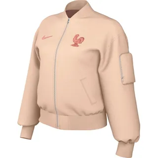 Fff Essential Nike Football Oversize-Bomberjacke Für Damen, Washed Coral/Light Madder Root/Bleached Coral, HJ4437-664, L
