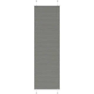 Plissee Anthrazit 60x200 cm Stoffbreite 59,4 cm Polyester - Grau