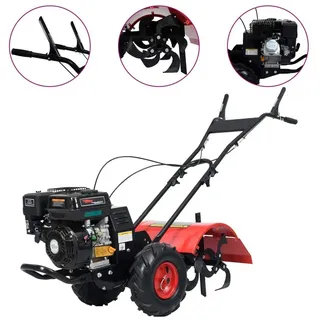 vidaXL Benzin-Gartenfräse 6,5 PS 196 cm3