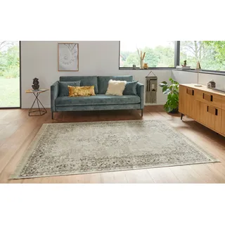 HANSE HOME Orient Vintage Medaillon Teppich 95 x 140 cm Beige