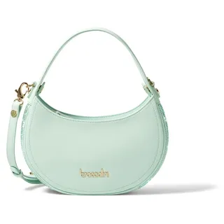 Braccialini Calliope Pro Schultertasche aus echtem Leder in Blau und Esprit UNICA 25x18x7.5 cm B17794-CELESTE