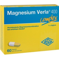 Bild von Magnesium Verla 400 Kapseln 60 St.